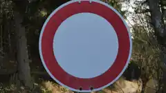 Wanderparkplatz gesperrt