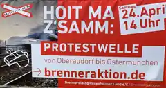 Lauter Protest durchs Inntal
