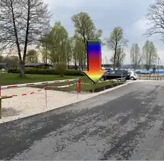Zweiradparkplätze am See