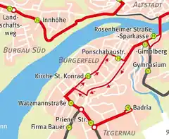 Stadtbus muss Umleitung fahren