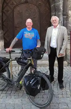 Krebspatient radelt für guten Zweck
