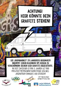Jugendarbeit ist bunt: Farbe für den Bus