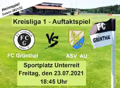 Sie sind die Ersten: Der Ball rollt in Unterreit!