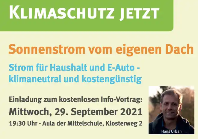 „Sonnenstrom vom eigenen Dach“