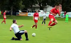 Sieg durch Slapstick-Tor