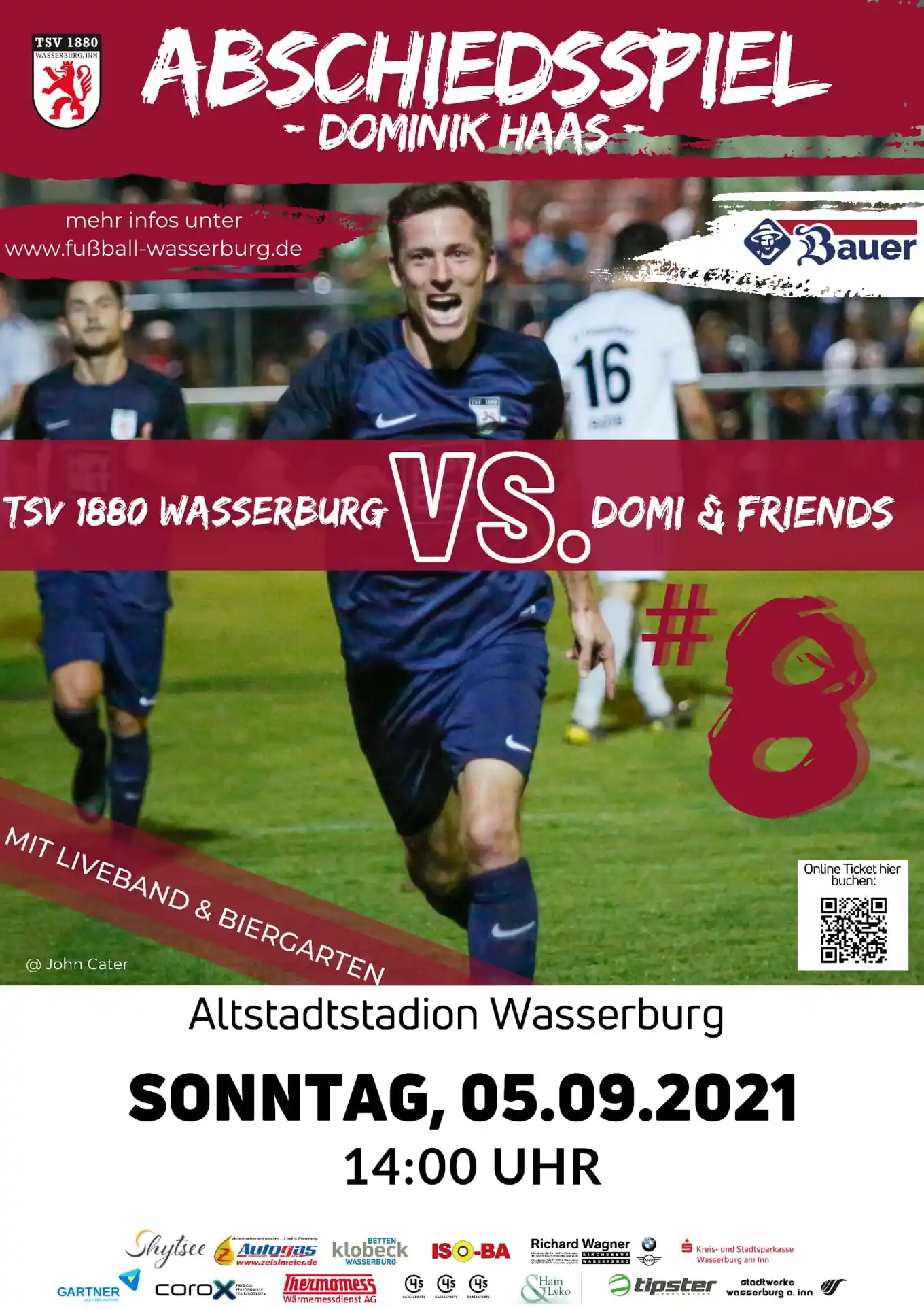 Abschiedsspiel für Dominik Haas