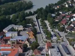… und jetzt die Sperrung im Bereich der Burg