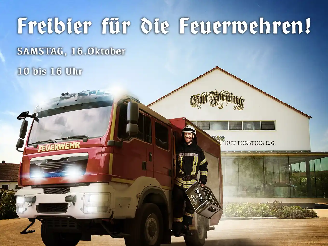 Kirta-Bier für die Feuerwehr