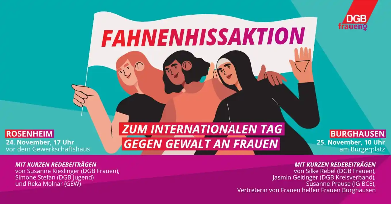 Ein Zeichen gegen Gewalt an Frauen