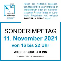 Neuer Sonderimpftag beim Fit&Fun