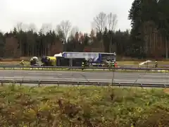 Großeinsatz auf der A8