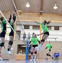 Viermal 2:0 der Volleymädels