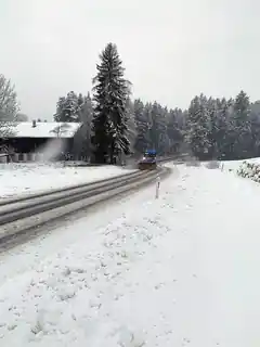 Winterdienst steckte im Stau
