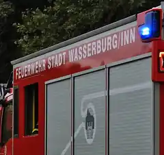 9.10 Uhr: Feuerwehr im Einsatz