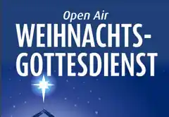 Open Air-Gottesdienst an Heiligabend