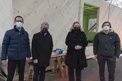 Ein Solargebäude der Zukunft