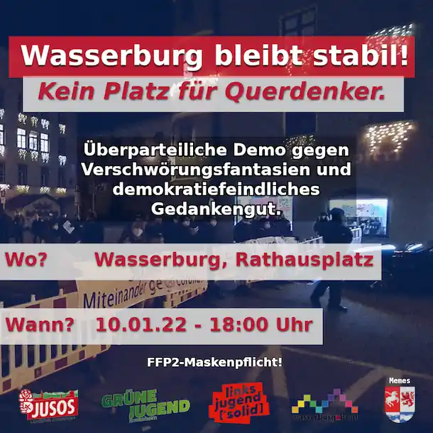 Auch morgen wieder Gegendemo