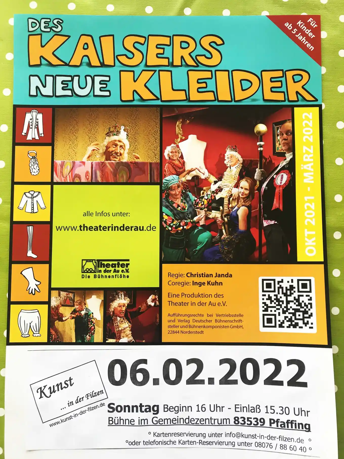Am Sonntag Kindertheater in Pfaffing