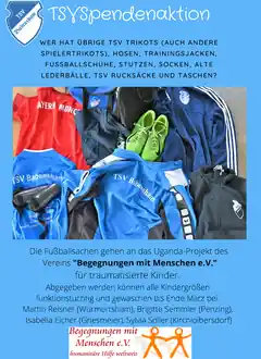 Kleidung und Bälle für Uganda