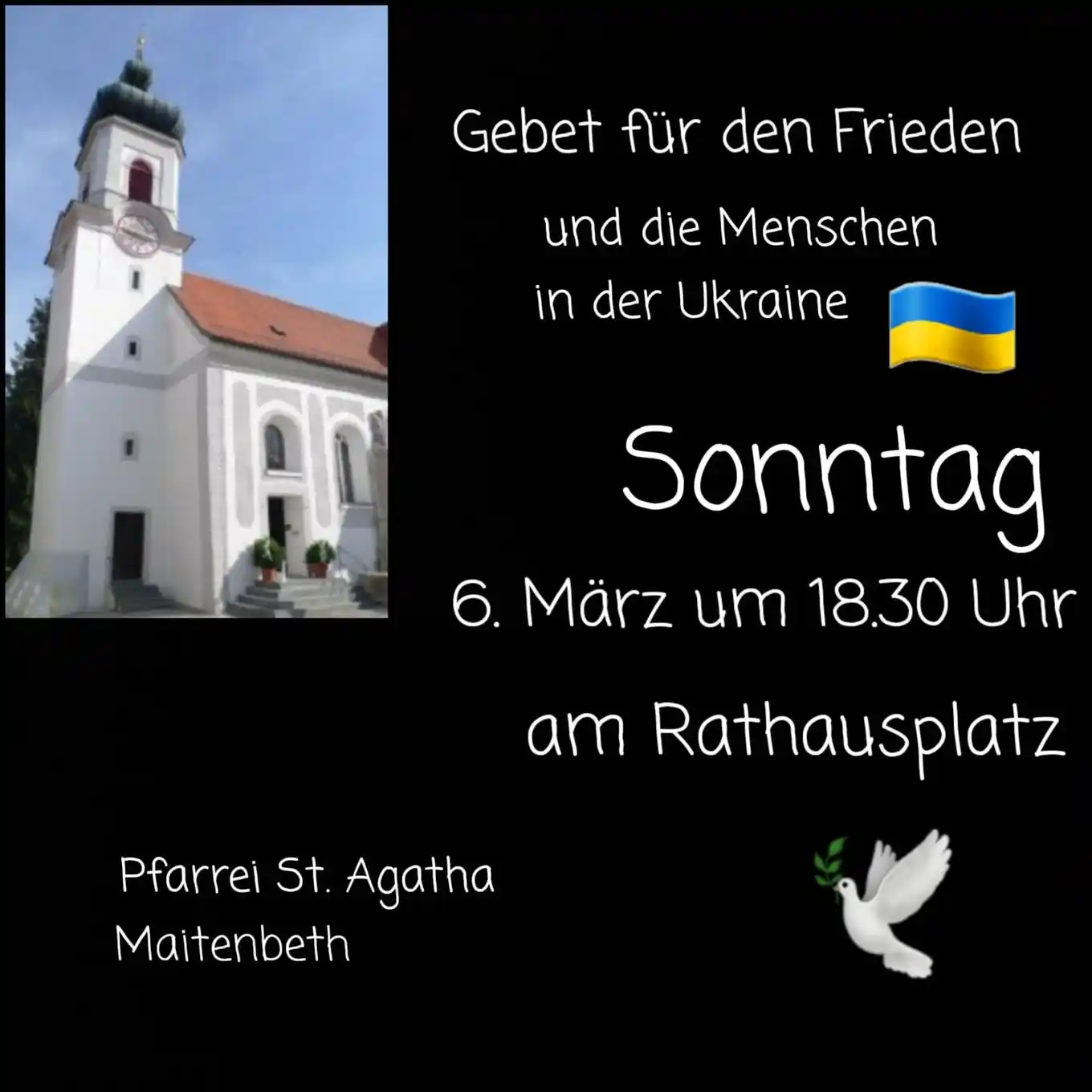 Gebet für den Frieden