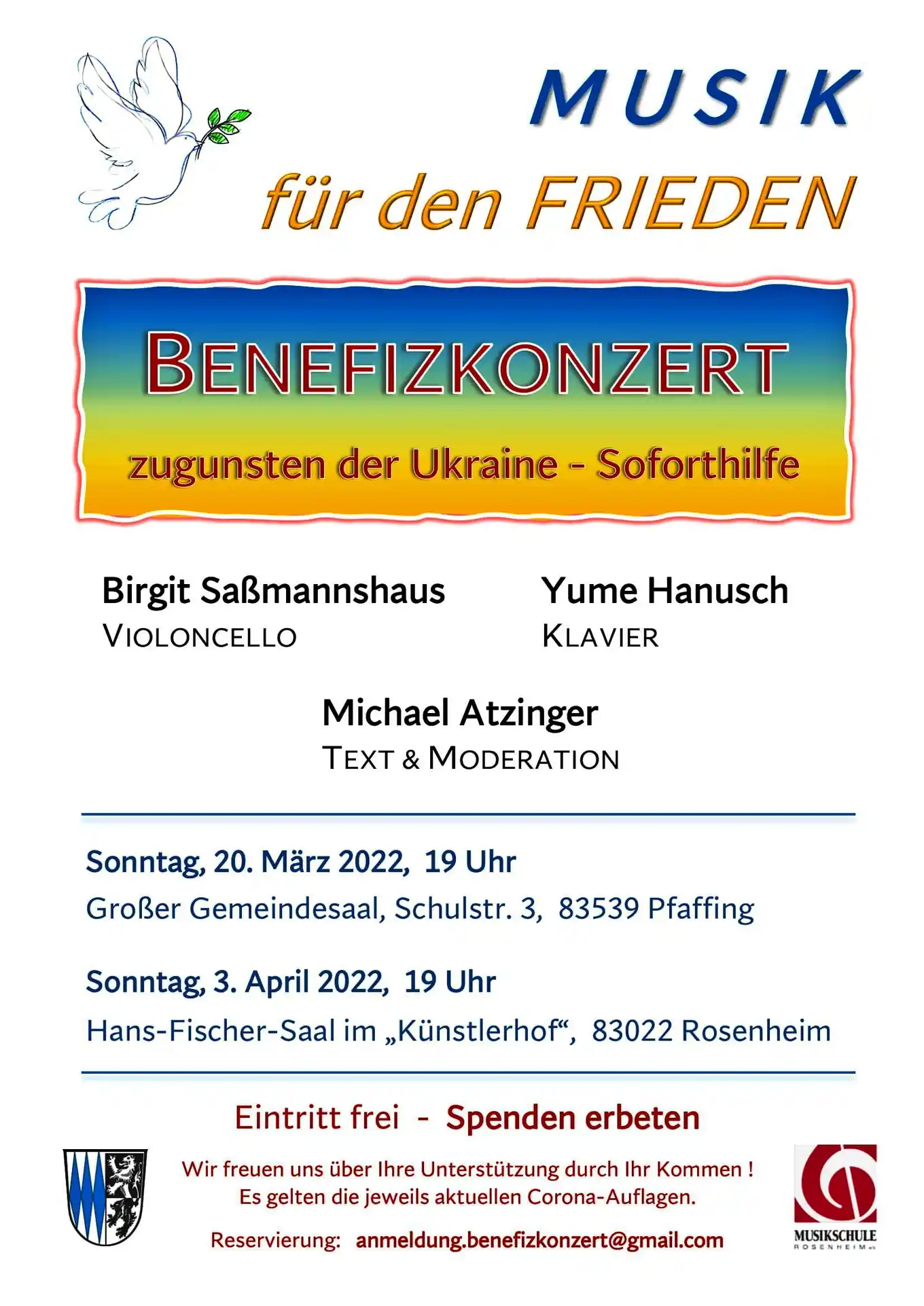 In Pfaffing: Musik für den Frieden