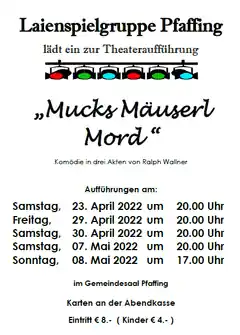 Vorhang auf in Pfaffing!