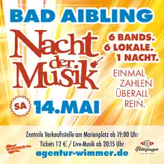 Sechs Bands, sechs Lokale, eine Nacht