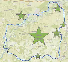 106 Kilometer auf dem Radl unterwegs