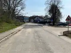 Schaden an neuer Asphaltdecke