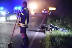Schwerer Unfall zwischen zwei befreundeten Bikern