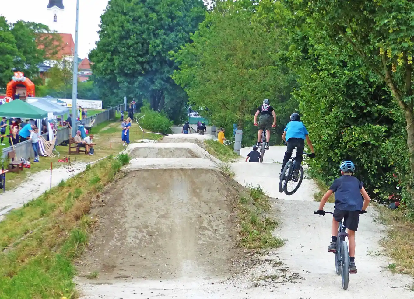 Ein Riesenspaß für geschickte Biker!