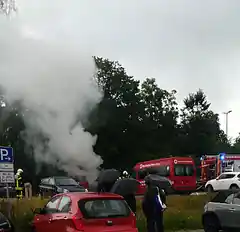 Alarm um 18 Uhr: Pkw-Brand in Wasserburg