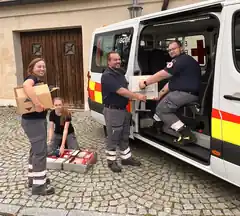 Nachtwache für geflüchtete Ukrainer