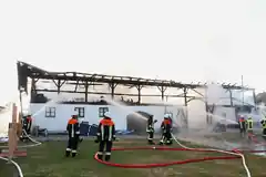 Großbrand: 130 Kräfte im Einsatz