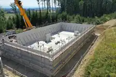 Die Bauarbeiten laufen