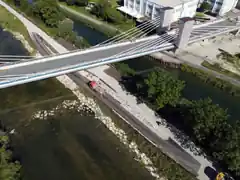 Freie Fahrt auf dem Mangfall-Damm