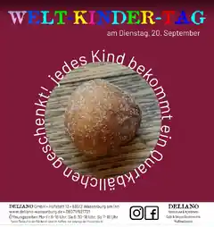 Für die Kleinen gibt’s ein Quarkbällchen