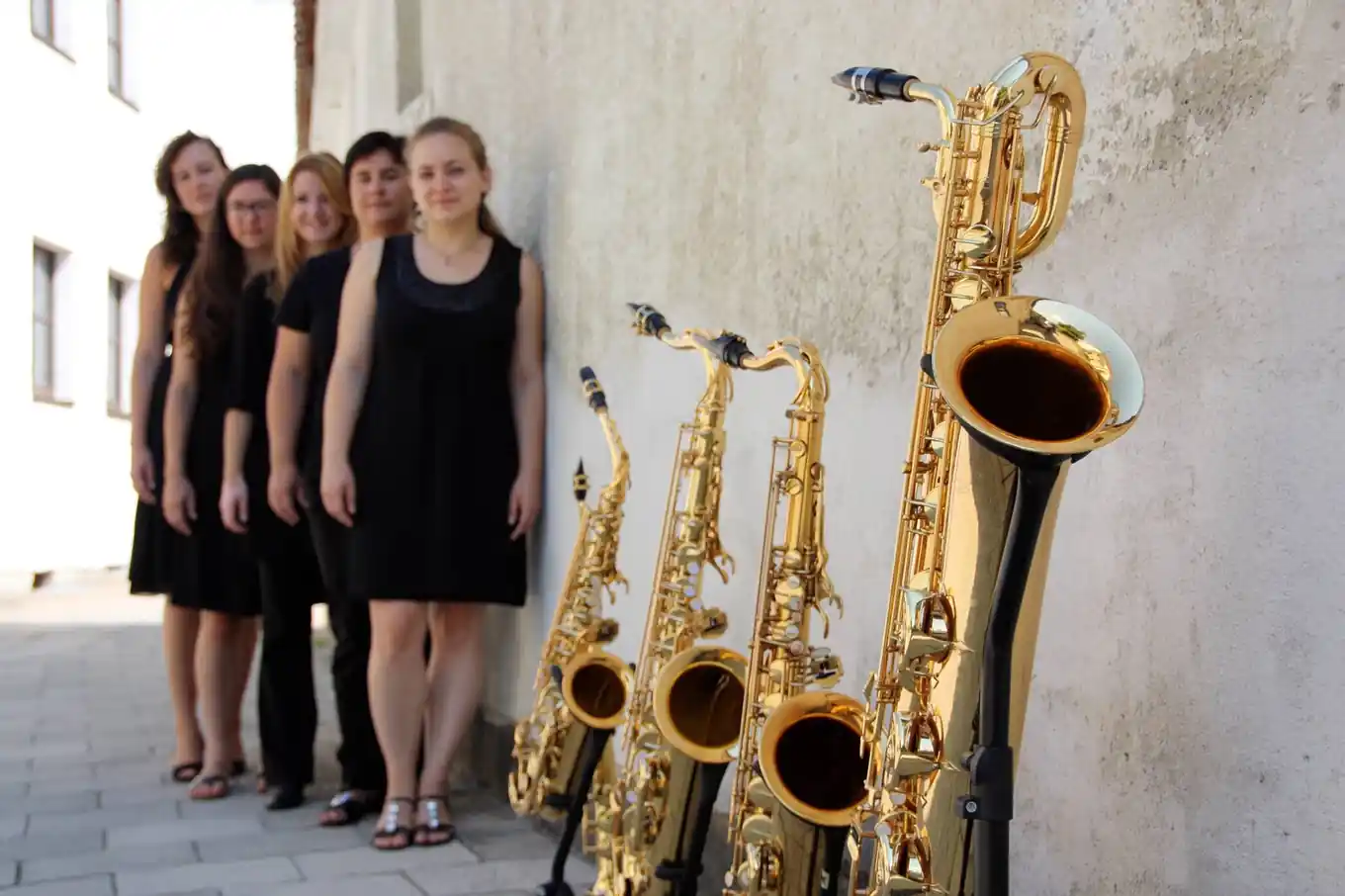 Fünf Damen – fünf Saxophone