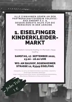Erster Kinderkleidermarkt in Eiselfing