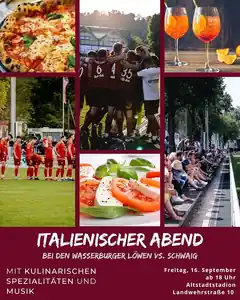 Italienischer Abend heute in der Altstadt