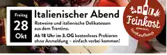 Italienischer Abend im Innkaufhaus