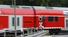 Bahnschranke in Grafing wurde beschädigt