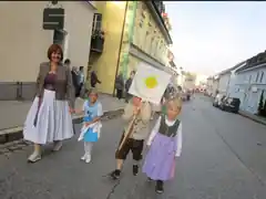 Kindergarten war beim Festzug dabei