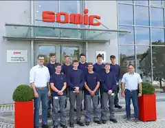 Firma Somic begrüßt Azubis