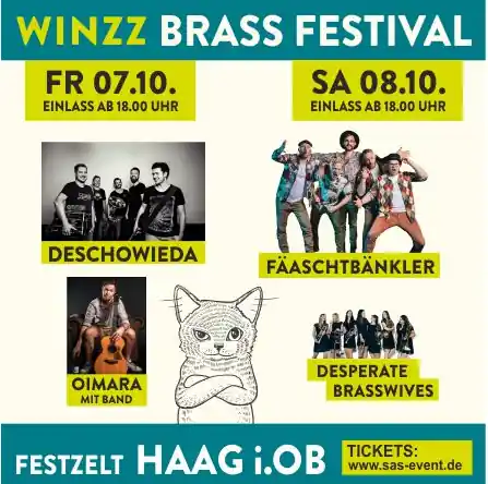 WINZZ Brass Festival am Wochenende in Haag