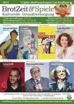 Die kulturelle Grundversorgung