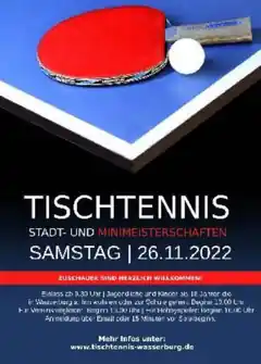 Wer ist Wasserburgs Tischtennis-König?
