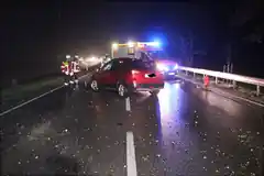Totalschaden auf der B12