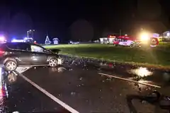 Schwerer Unfall auf der B15: Fünf Verletzte