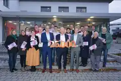 Ortsgruppen und Vereine vom Bankhaus RSA mit Spenden überrascht